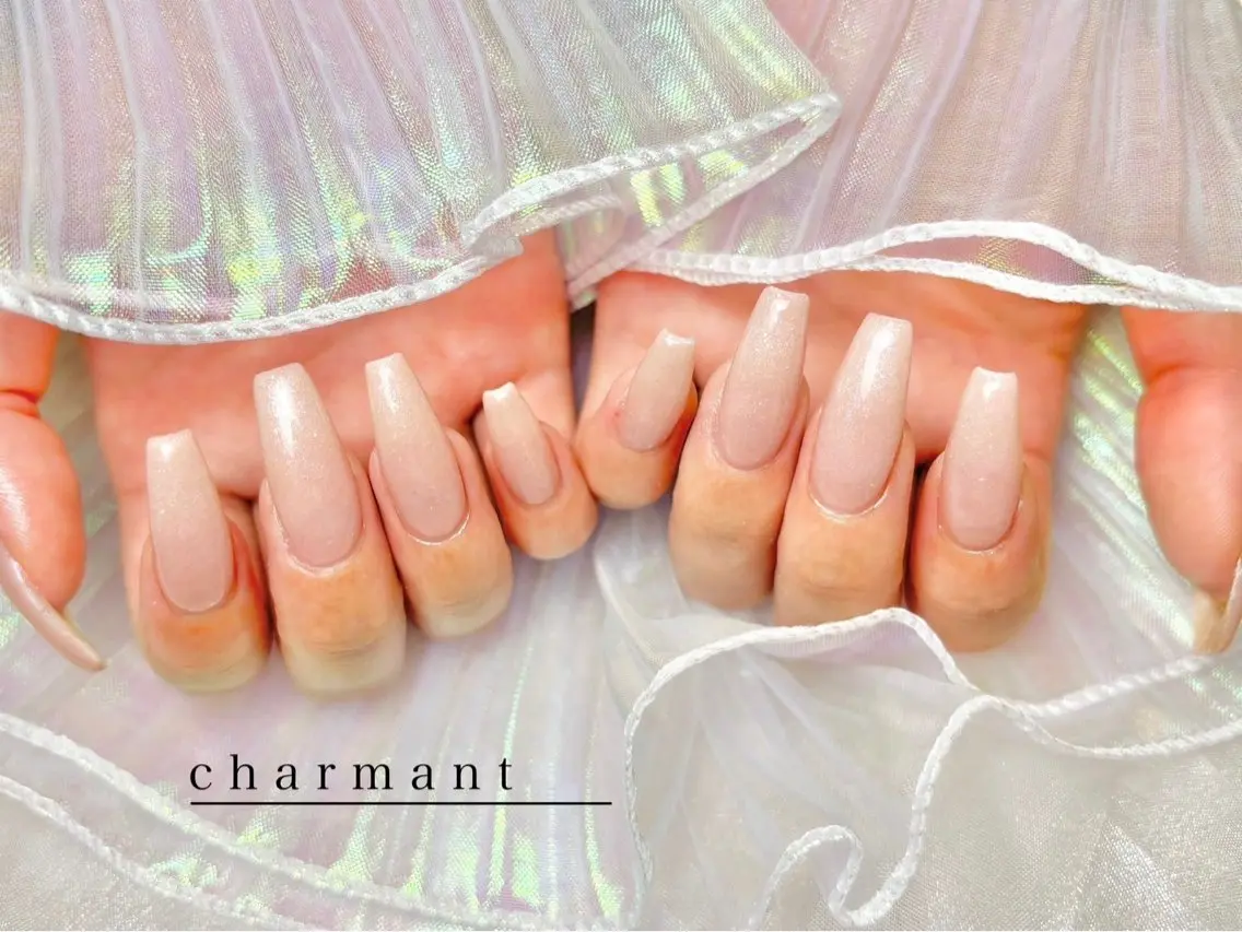 ネイル ラメ(グリッター) ハンドネイル charmant momokaのネイルデザイン