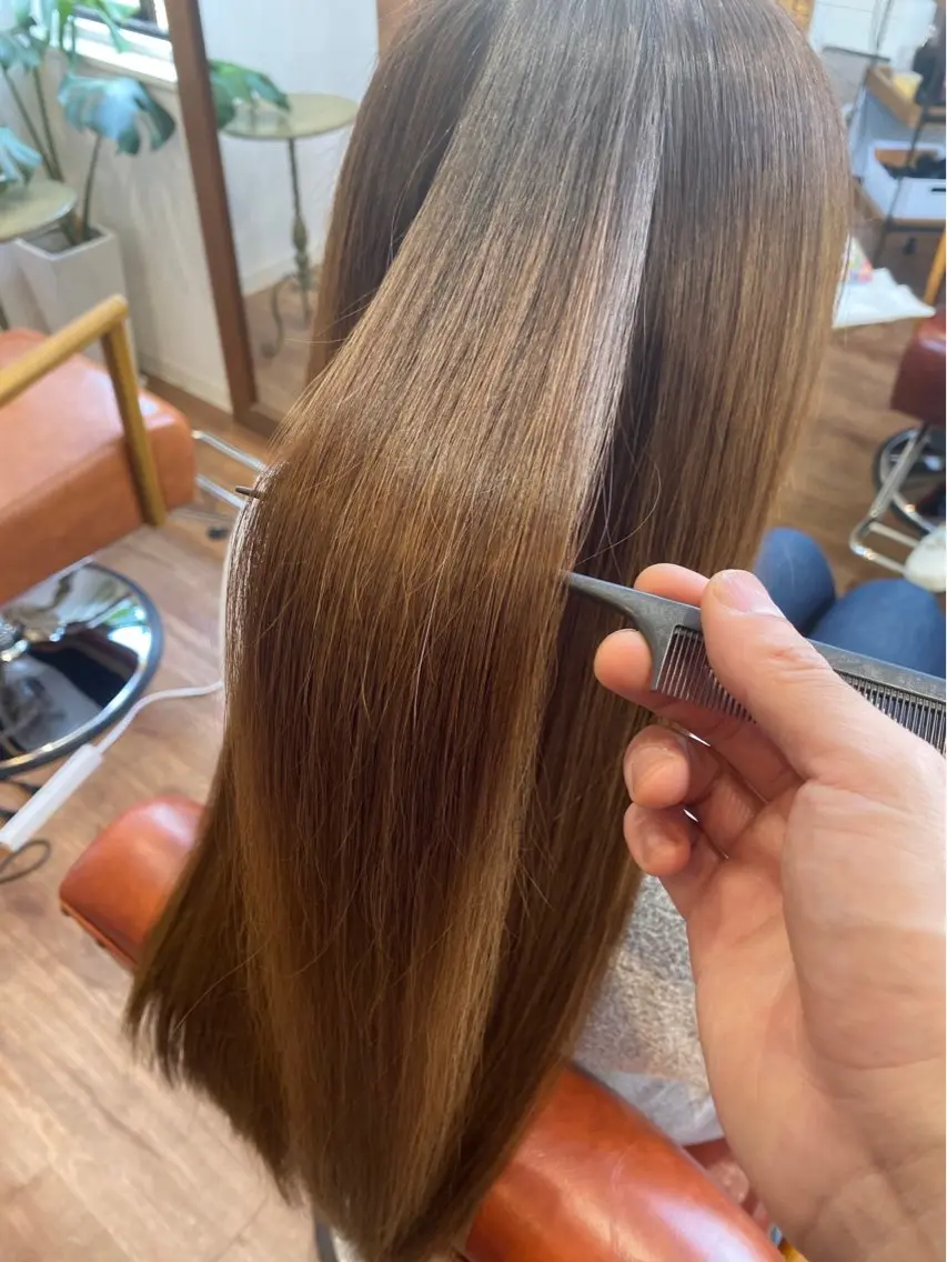 ロング 髪質改善 トリートメント トリートメント 上村 ダイスケのヘアスタイル