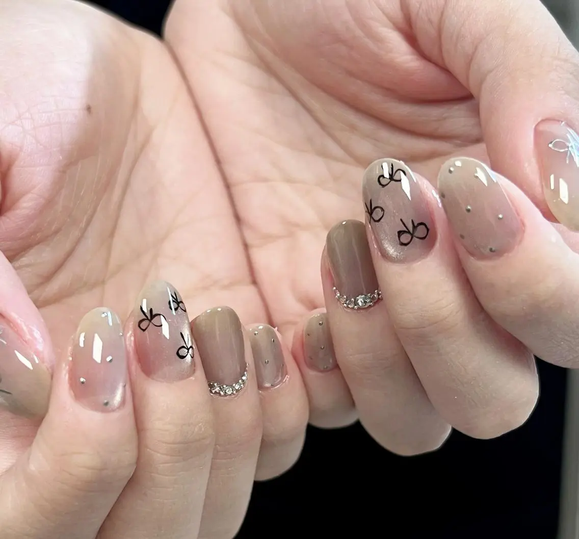 ネイル ハンドネイル ハンドケア 🍑 momo_nailのネイルデザイン