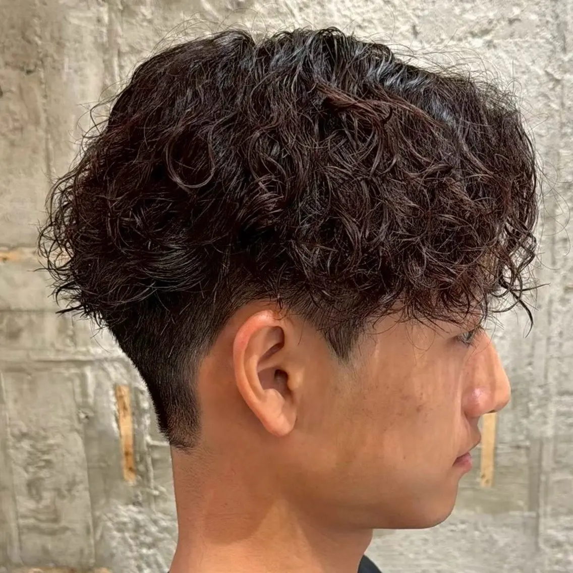 パーマ メンズ 【束感セット】 あおいのヘアスタイル