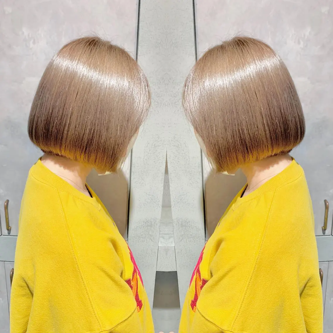 ミディアム カラー カット ヘアカラー トリートメント 💘大人可愛く💘 Natsuki❥❥❥のヘアスタイル