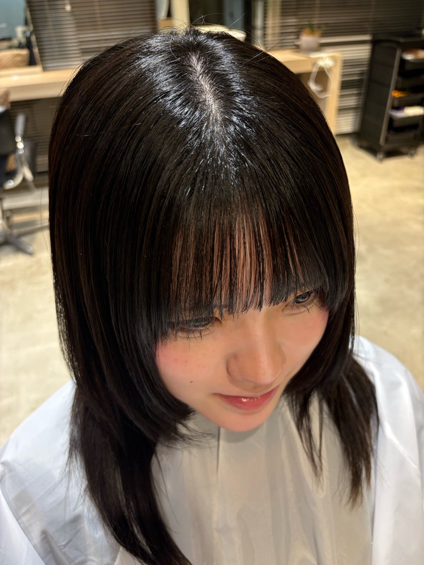 ミディアム パーマ ミディアムパーマ ストレートパーマ 縮毛矯正 SHEAaoyama イソダハルカのヘアスタイル