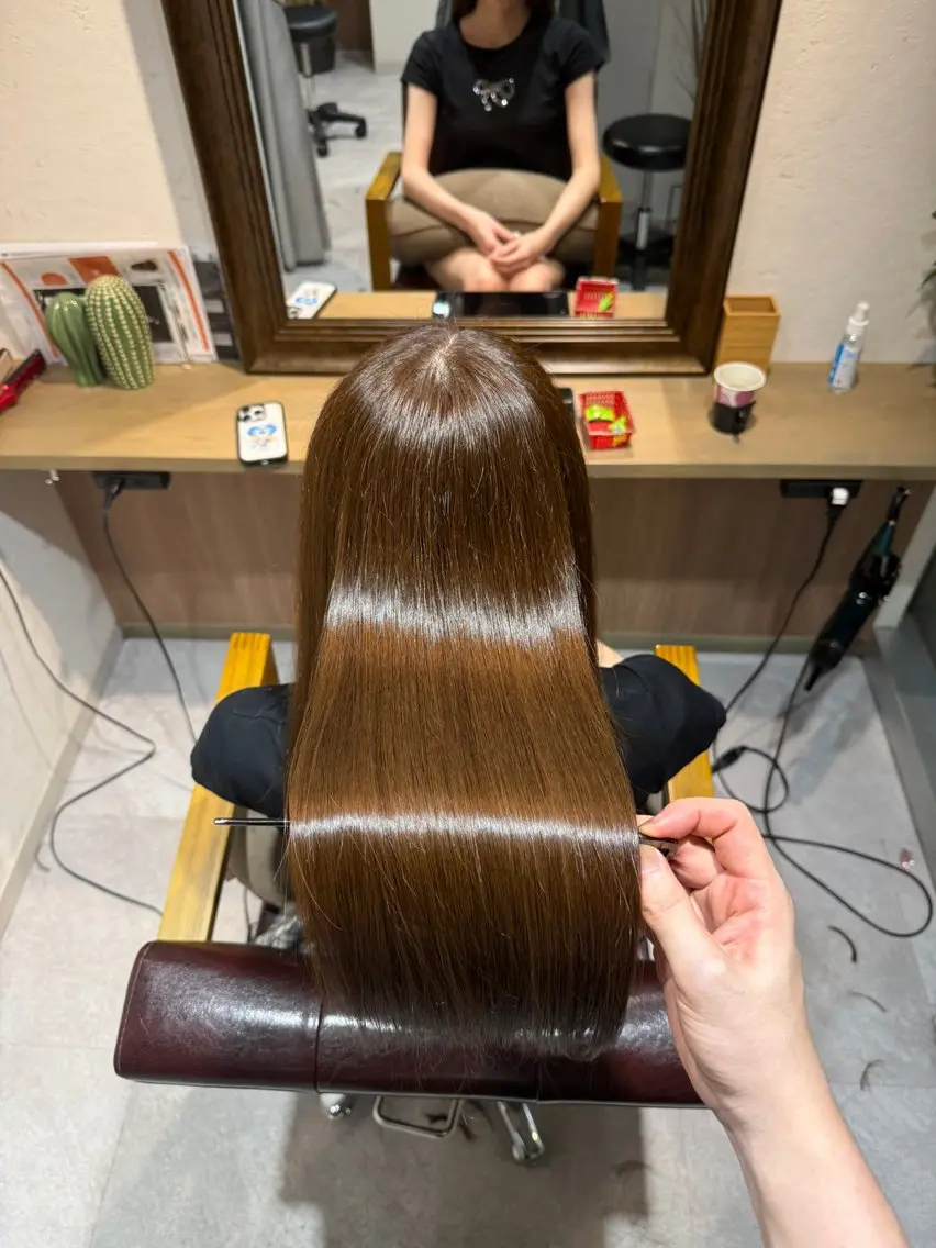 ロング カット ヘアカラー トリートメント センター南 SEIJIのヘアスタイル