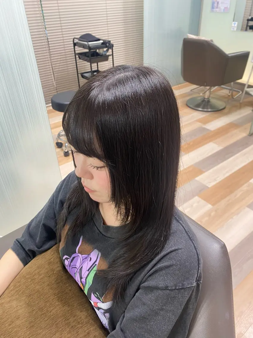 セミロング カラー ヘアカラー カラー/カットモデル 東 ゆきののヘアスタイル