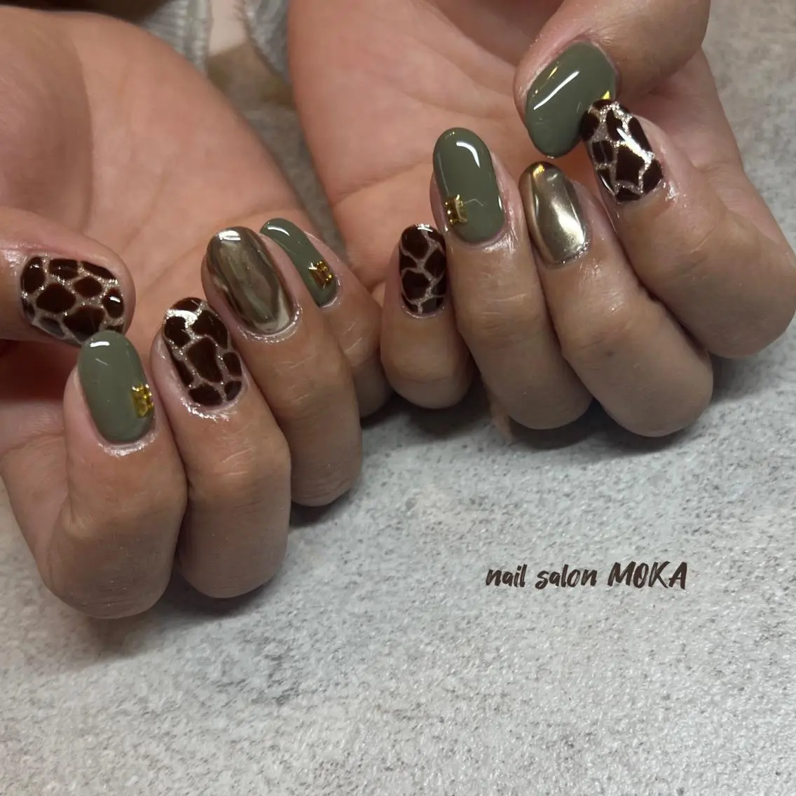 ネイル アニマル柄 nail. MOKAのネイルデザイン