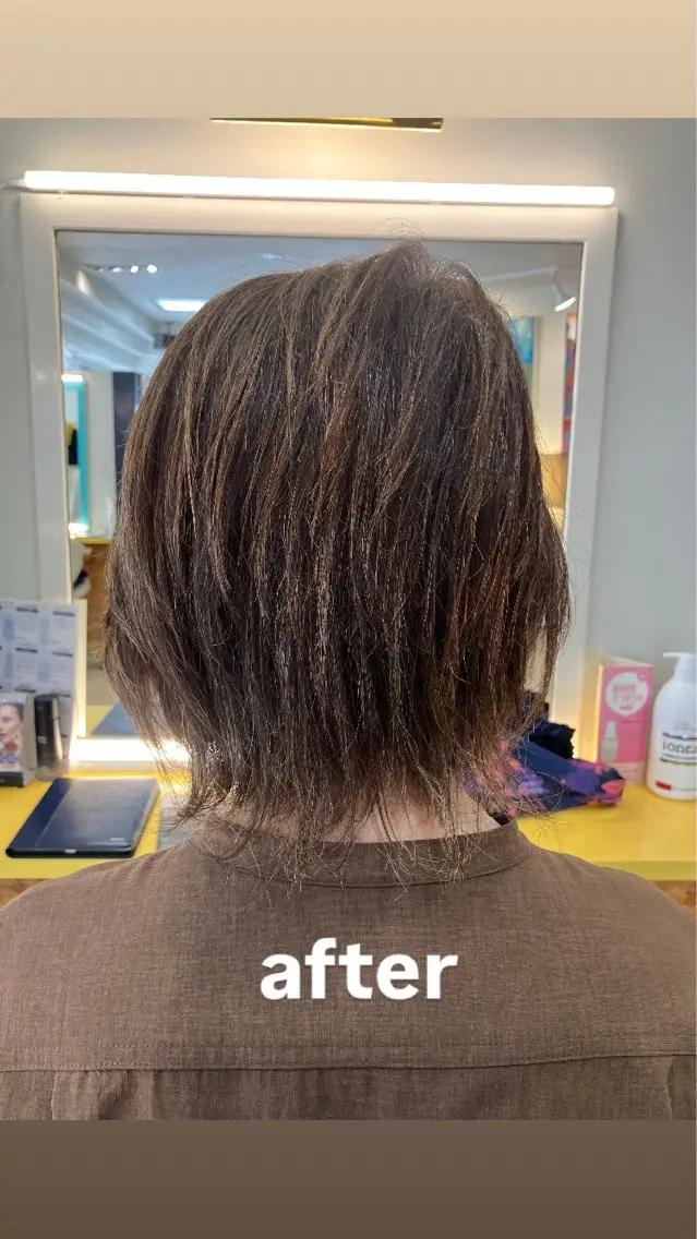 ショート くせ毛 顔周りカット レイヤーカット 横田 尚登のヘアスタイル