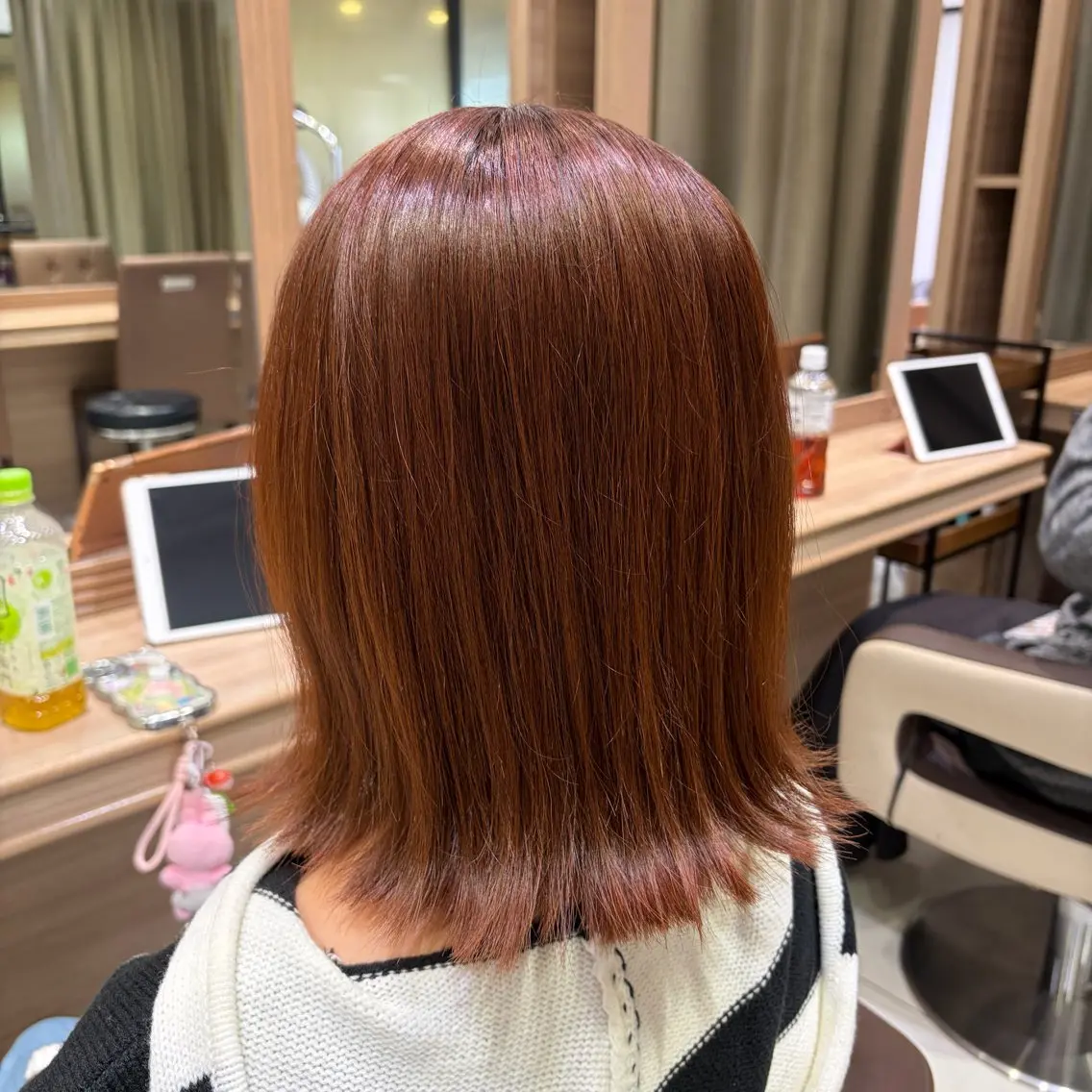 セミロング ヘアカラー トリートメント ヘアセット 艶カラー みゆう💘のヘアスタイル