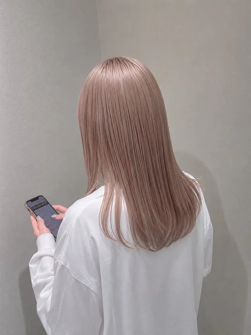 ブリーチカラー+4stepトリートメント(ハイライトの方もお選び頂けます)の写真