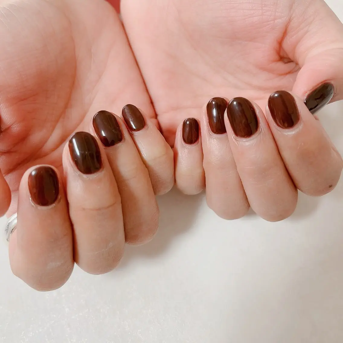 ネイル ジェルネイル 韓国ネイル メンズネイル ワンカラーネイル パラジェル kiki nail たまプラーザのネイルデザイン