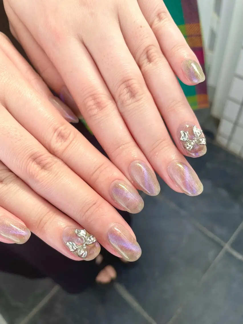 ネイル ジェルネイル マグネットネイル ハンドネイル Nail ヌシん家 AKANEのネイルデザイン
