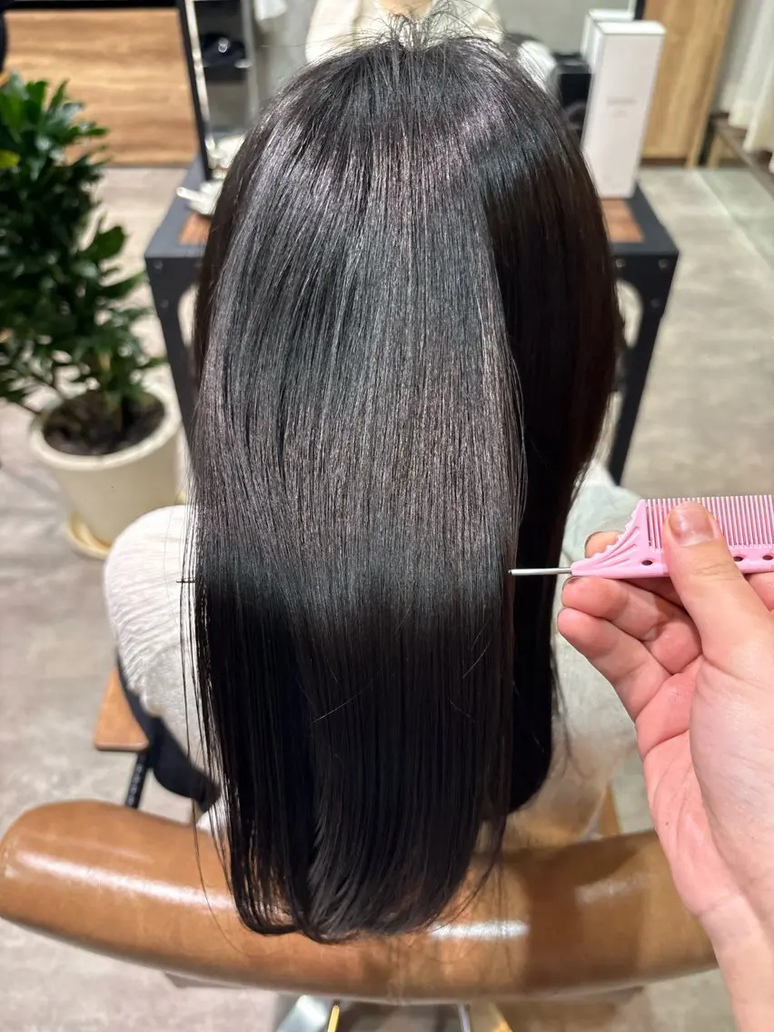 セミロング トリートメント 佐伯 美麗のヘアスタイル