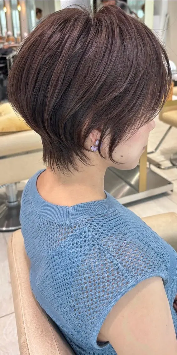 ショート カラー カット ヘアカラー トリートメント 【6月限定価格】 ショート特化/荒砂のヘアスタイル