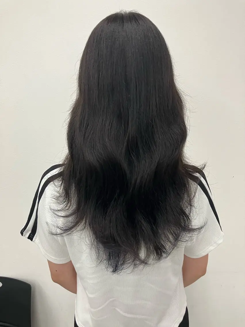 ロング カラー ヘアアレンジ 💓色落ちまで綺麗な 垢抜けカラー💓のヘアスタイル