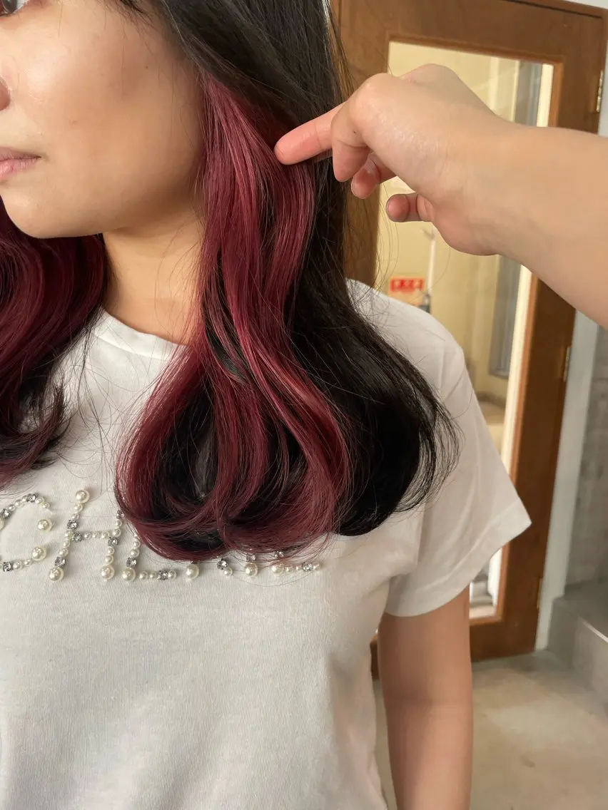 ミディアム カット ヘアカラー トリートメント 横山 奈央のヘアスタイル