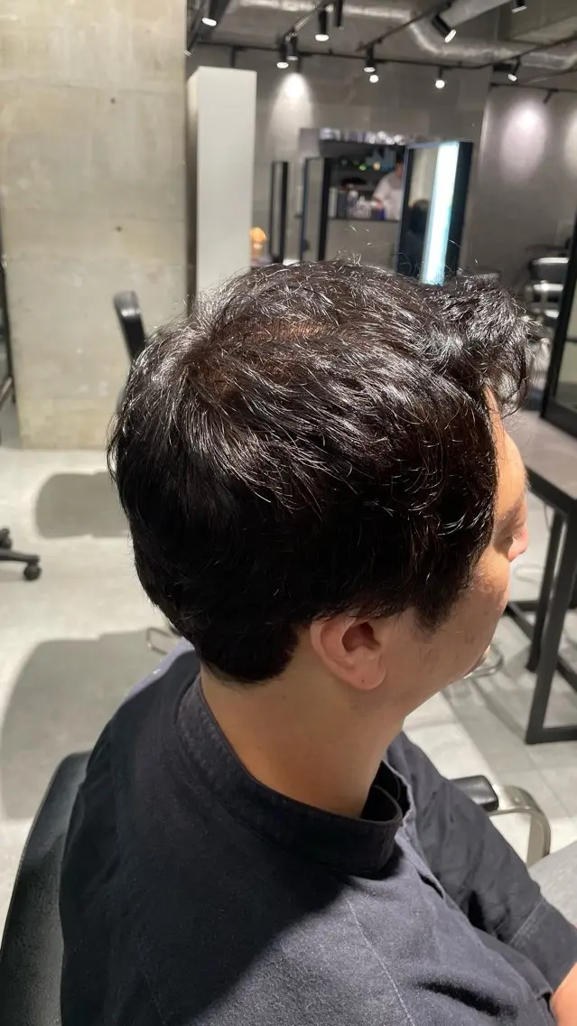 ショート カラー メンズ ヘアカラー ヘッドスパ 野髙 昂大のヘアスタイル