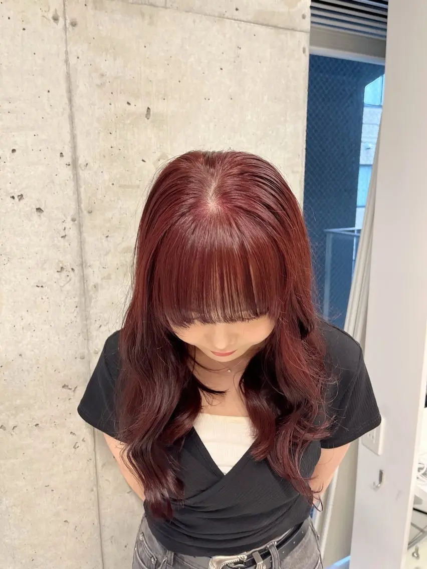 カラー sena⌇ベージュ⌇ ブリーチなしWカラーのヘアスタイル