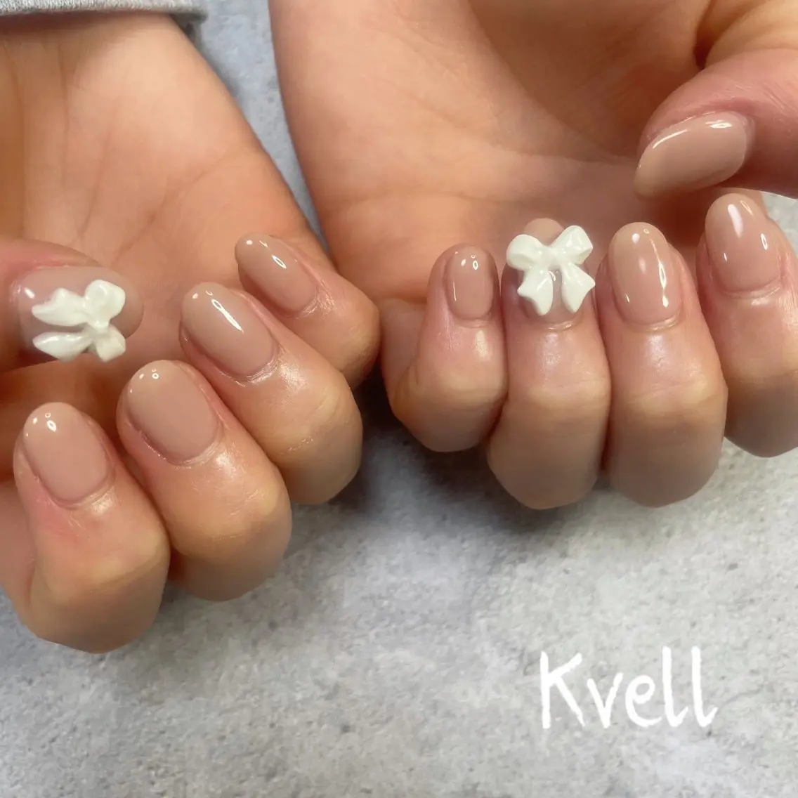 ネイル ワンカラーネイル ハンドネイル nailsalon Kvellのネイルデザイン