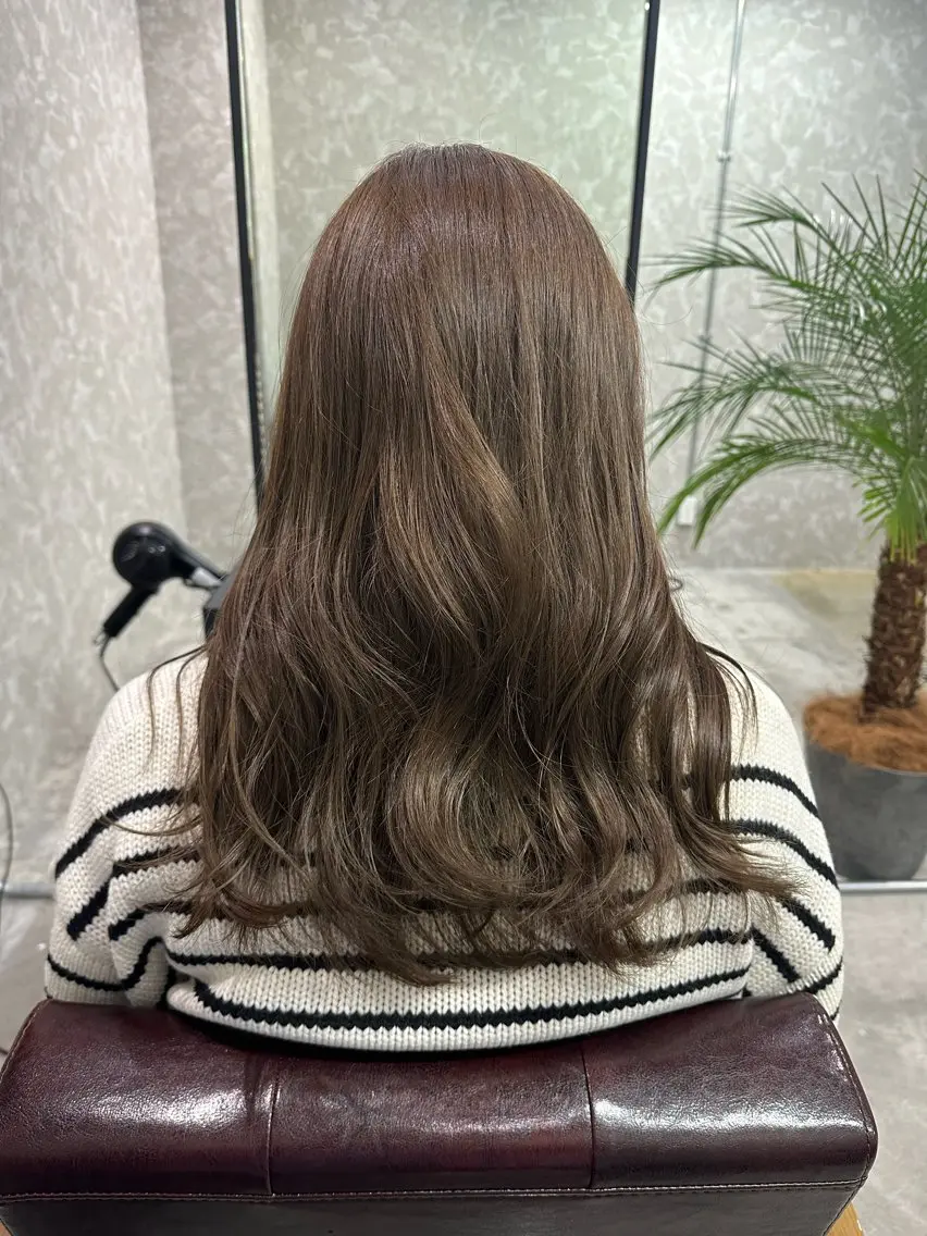 ロング カット ヘアカラー トリートメント 山口 智也のヘアスタイル