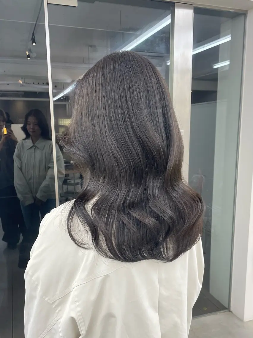 ミディアム カラー カット ヘアカラー 🦋韓国系指名No1 店長/圓山 祐也🦋のヘアスタイル