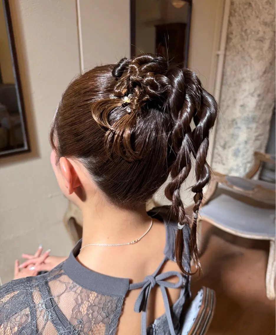 セミロング ヘアセット 🦢ｍａｉｋｏ｜町田 ヘアセット・浴衣🫧のその他イメージ