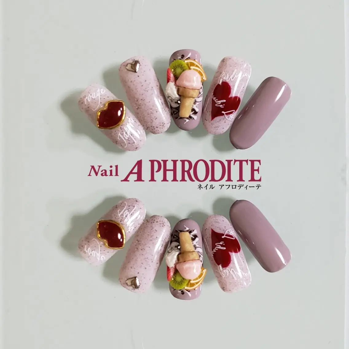 ネイル ジェルネイル ニュアンスネイル スカルプネイル ソフトジェル ネイルチップ ハンドネイル Nail Aphroditeのネイルデザイン