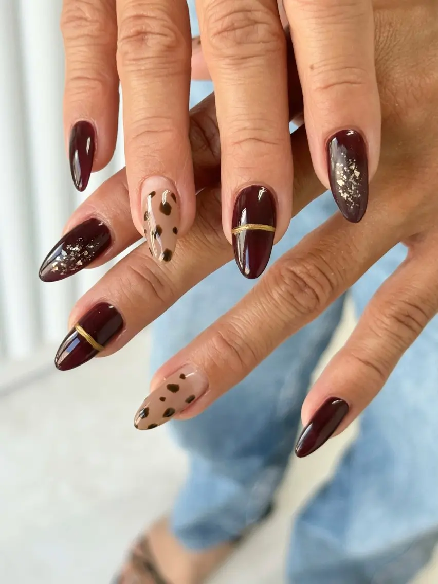 ネイル アニマル柄 ハンドネイル Nail salon Genieのネイルデザイン