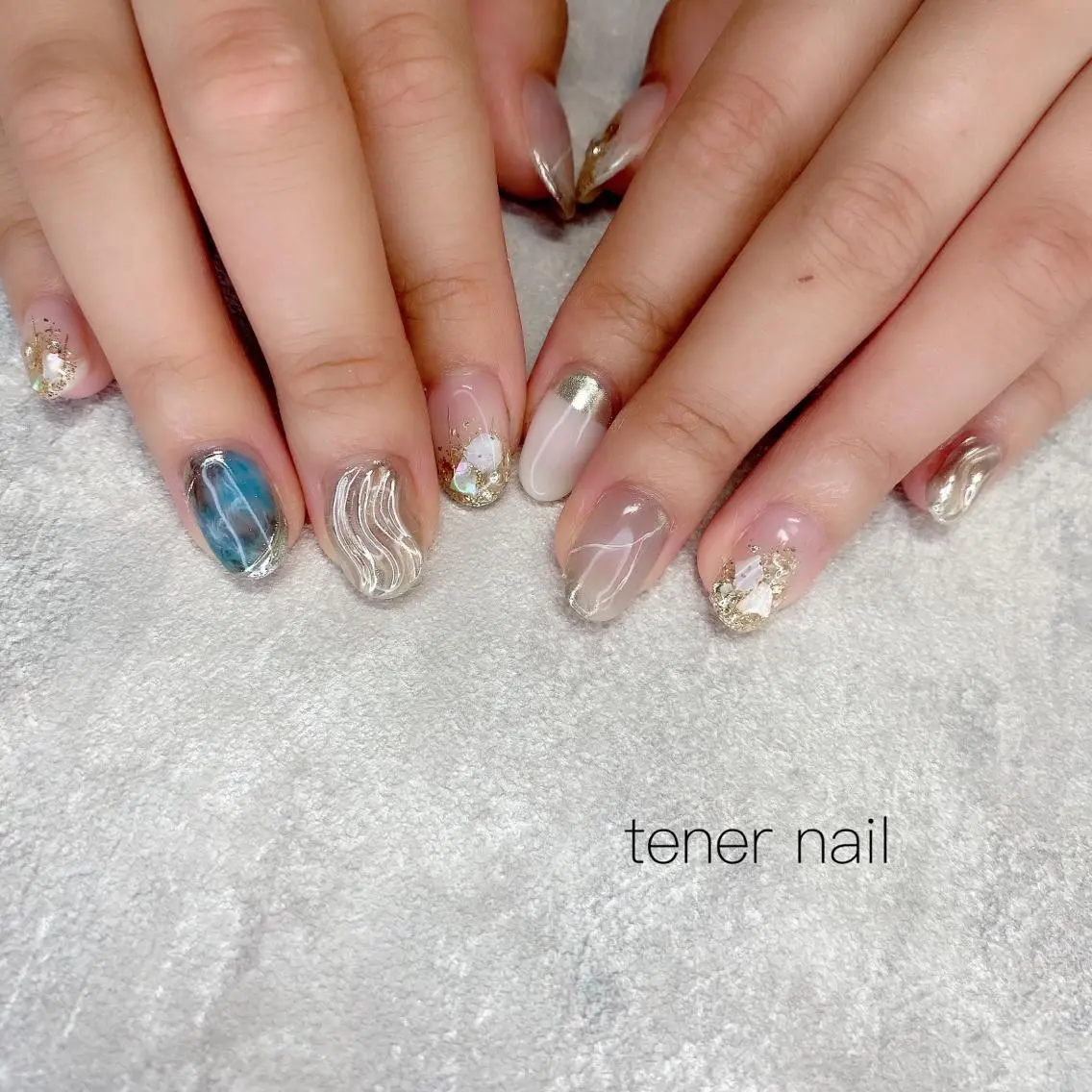 ネイル ニュアンスネイル テネルネイル tener nailのネイルデザイン