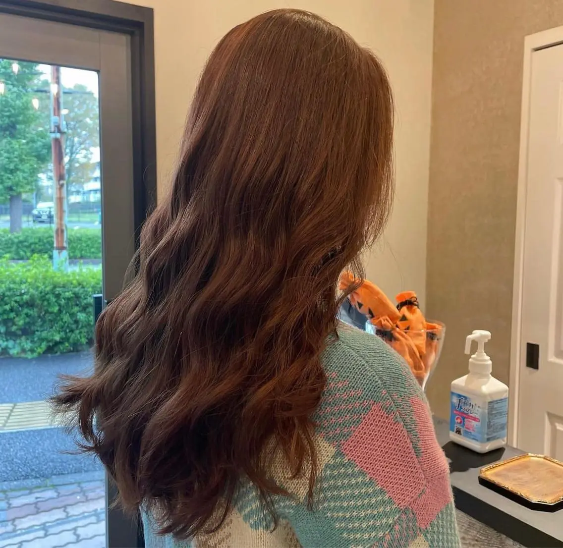 ロング カラー 青田 明日海のヘアスタイル
