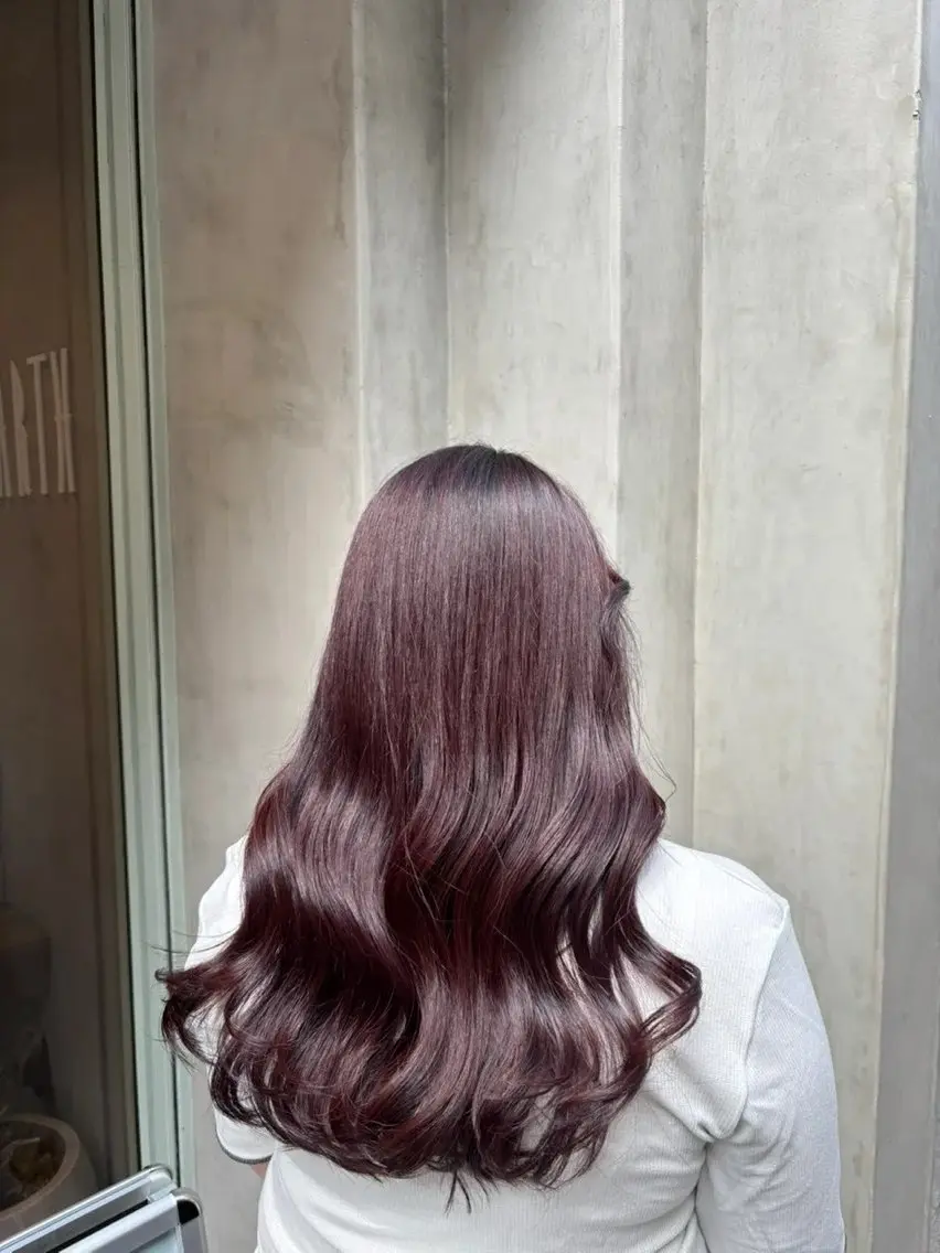 ロング ヘアカラー トリートメント EARTH三鷹 KOKOROのヘアスタイル