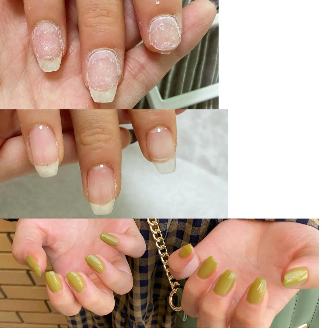 ネイル オーロラネイル カジュアル 長さ出し ジェルネイル 韓国ネイル MH Nailのネイルデザイン