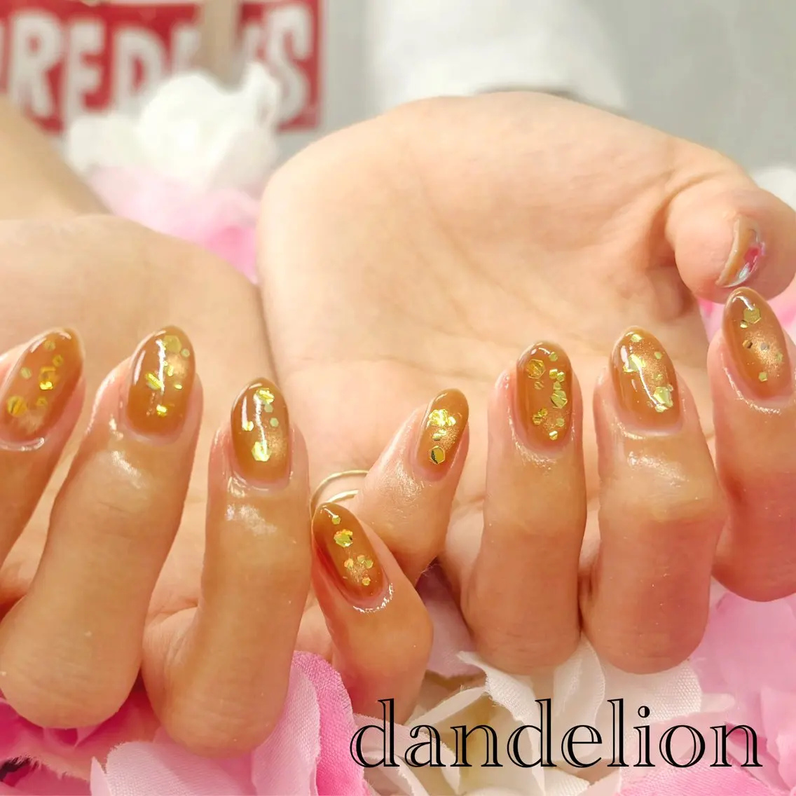ネイル ハンドネイル ハンドケア dandelion ダンデライオンのネイルデザイン
