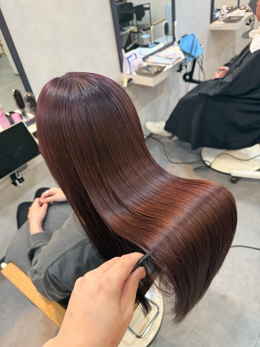 ロング カラー ブリーチ ケアブリーチ デザインカラー ハイライトカラー ハイトーンカラー カット ヘアカラー トリートメント 髪のお悩みお任せ ください坂 要司のヘアスタイル