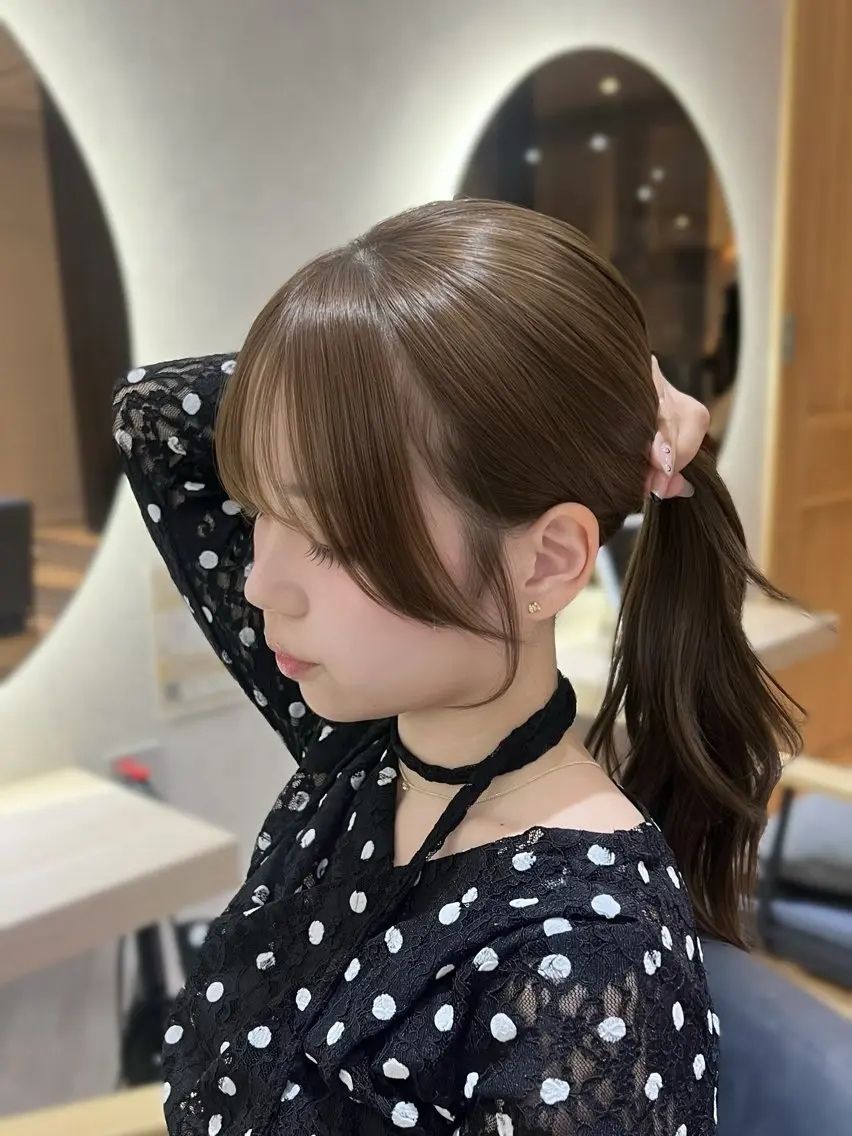 《ミニモ限定🎟🩵》前髪顔周りカット➕巻き下ろしスタイリングメニュー🎀🪄の写真
