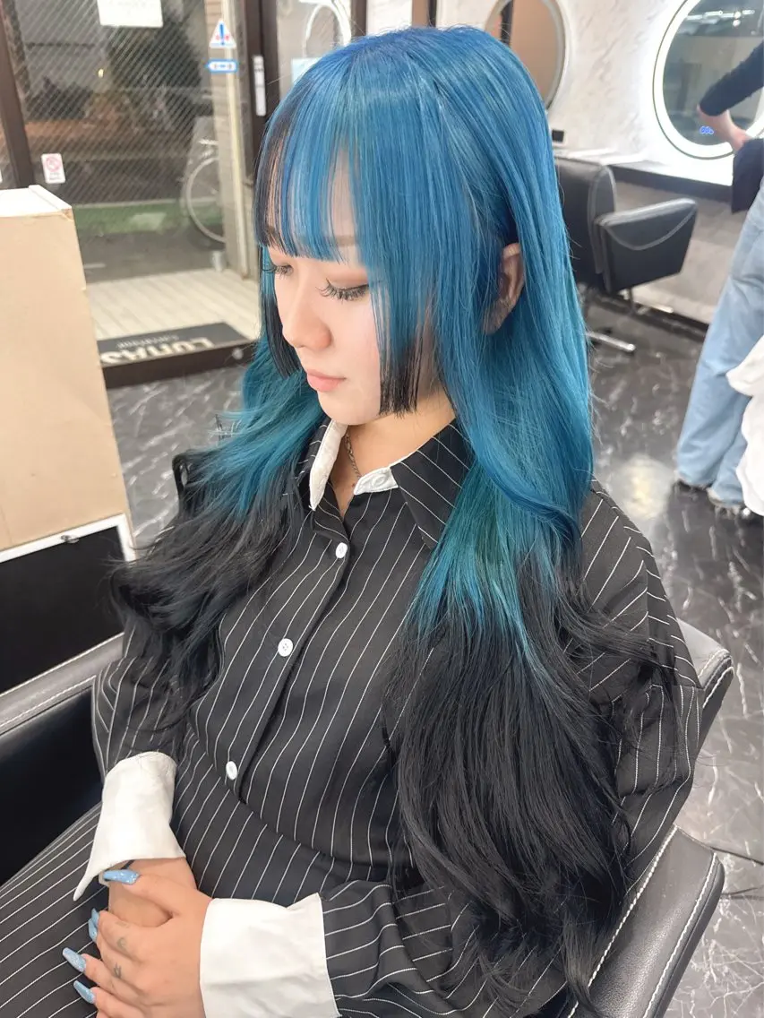ロング ヘアカラー トリートメント stylist Momoのヘアスタイル