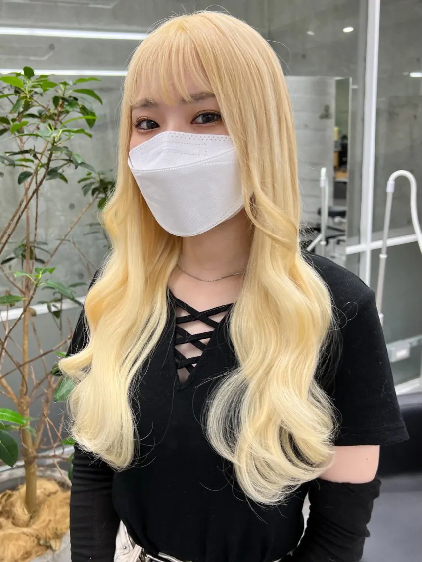 ロング カラー シールエクステ エクステ welring hair salonのヘアスタイル