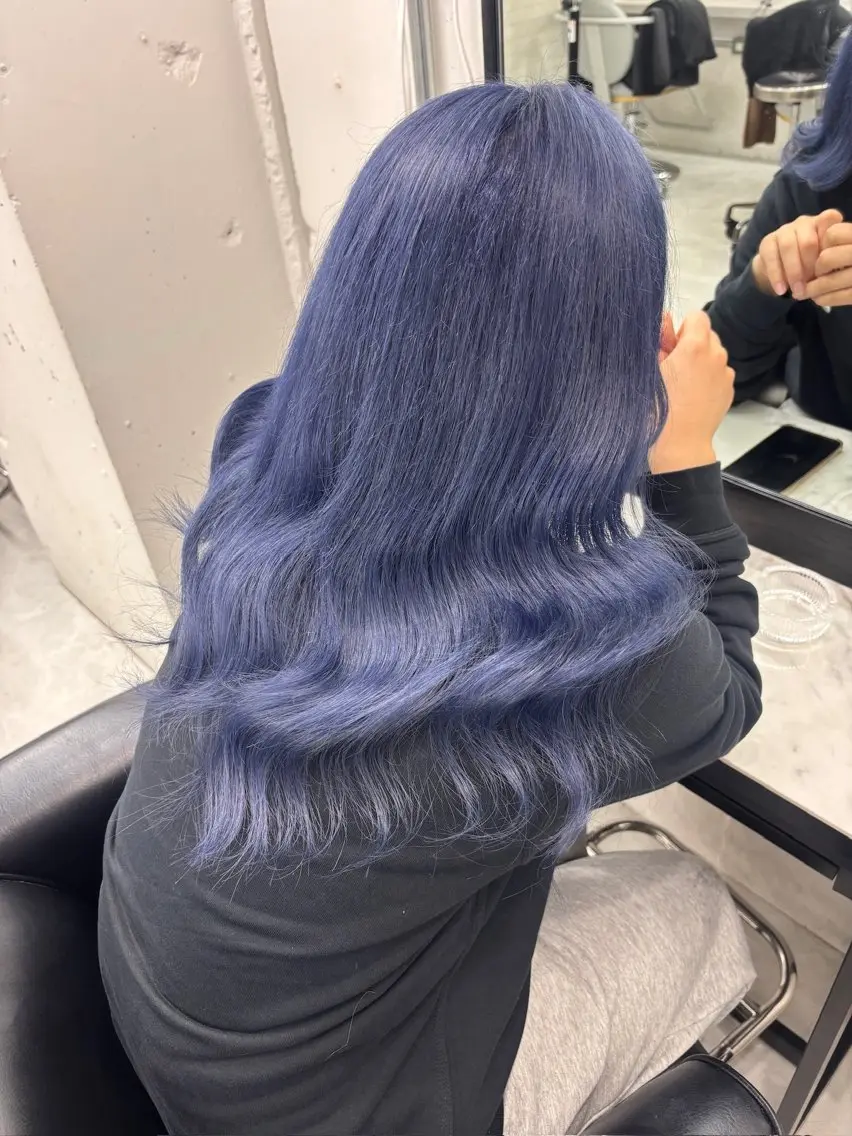 セミロング カラー ヘアカラー ブリーチ/エクステ モデル募集中🖤のヘアスタイル