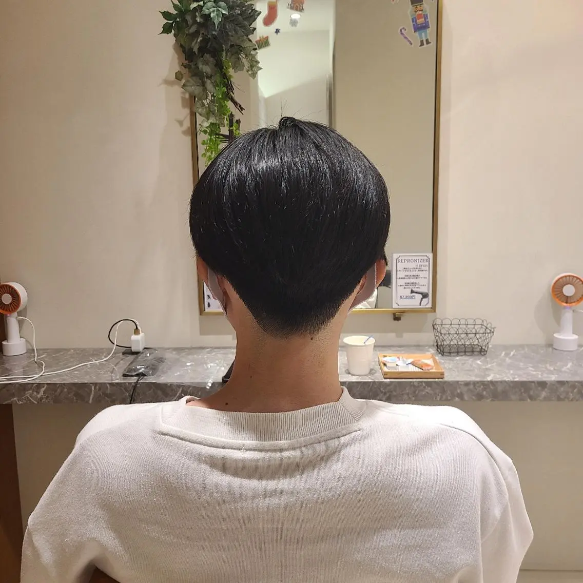 ミディアム メンズ カット トリートメント 中井 啓悟のヘアスタイル