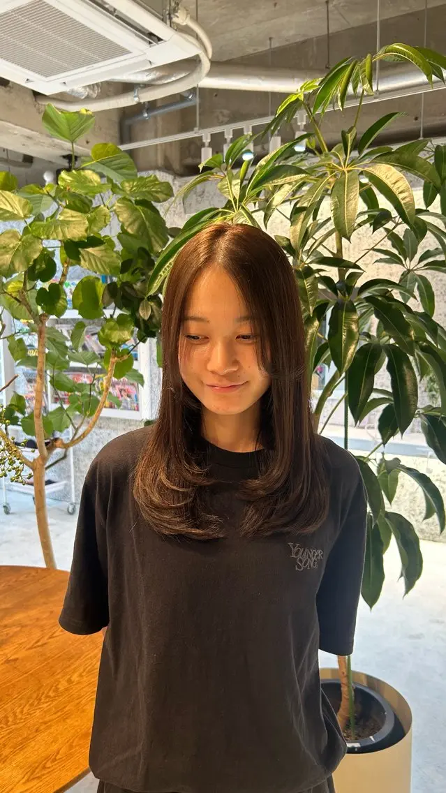 ロング miyu 【LIZEL】のヘアスタイル