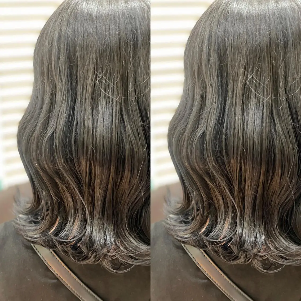 セミロング カラー グレージュ Snaly カラー特化ページのヘアスタイル