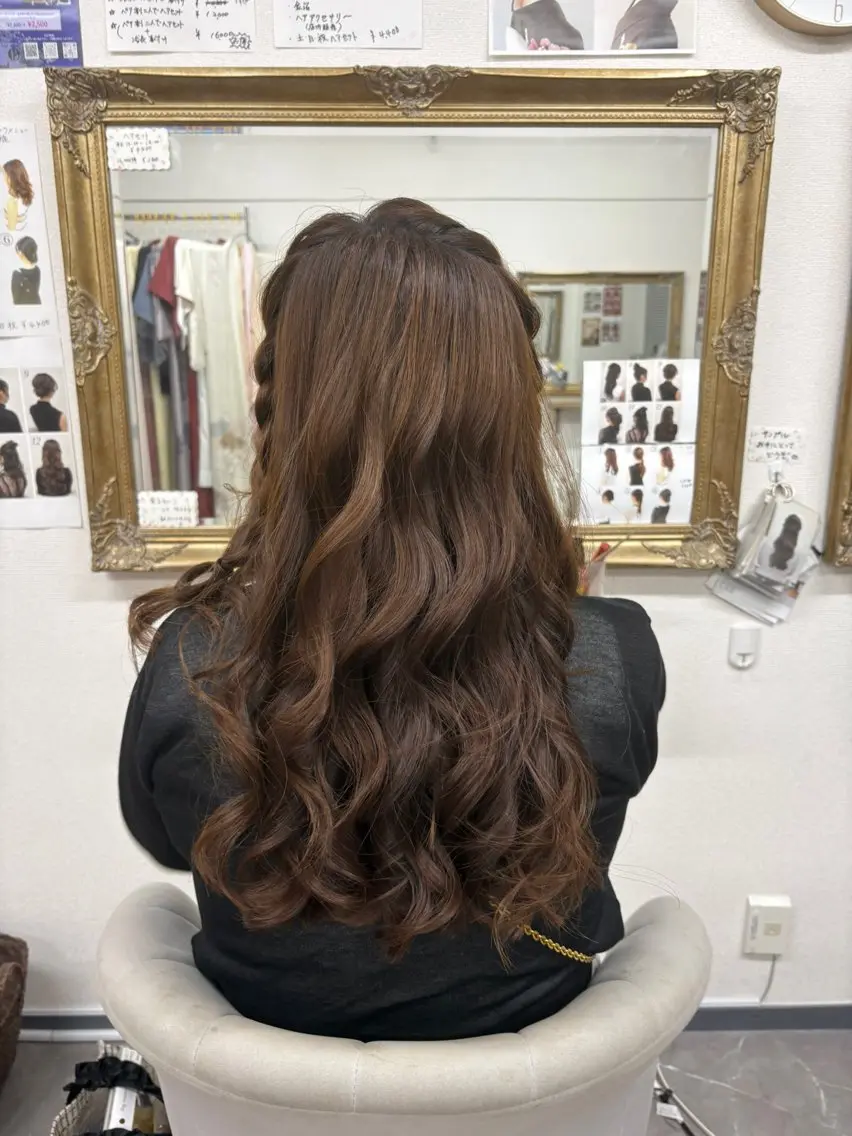 ヘアアレンジ ヘアサロン ミカヅキのヘアスタイル