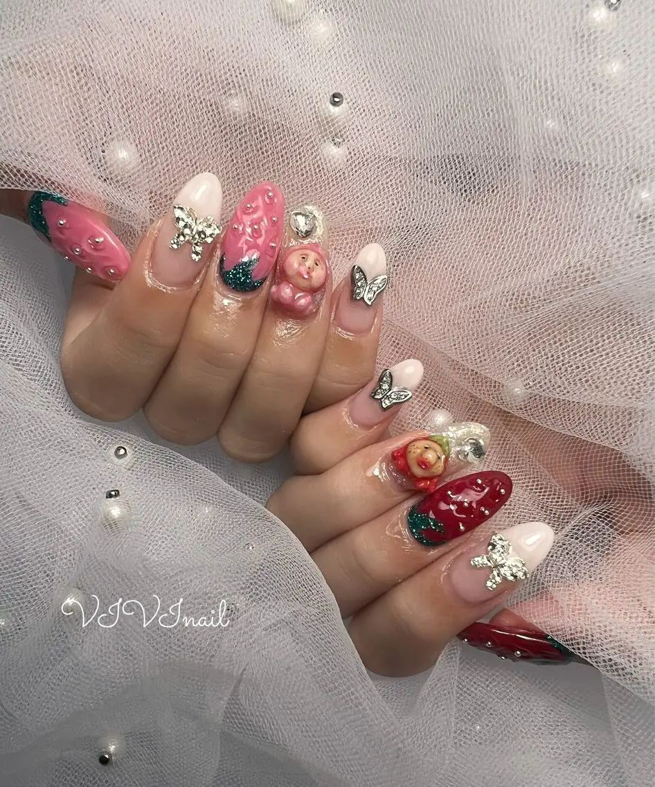 ネイル 持ち込み ハンドネイル vivi nailのネイルデザイン