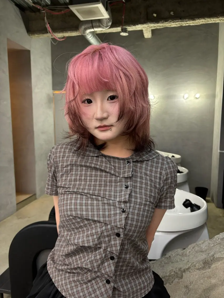 ミディアム カラー ヘアカラー デザインカラー /rioのヘアスタイル
