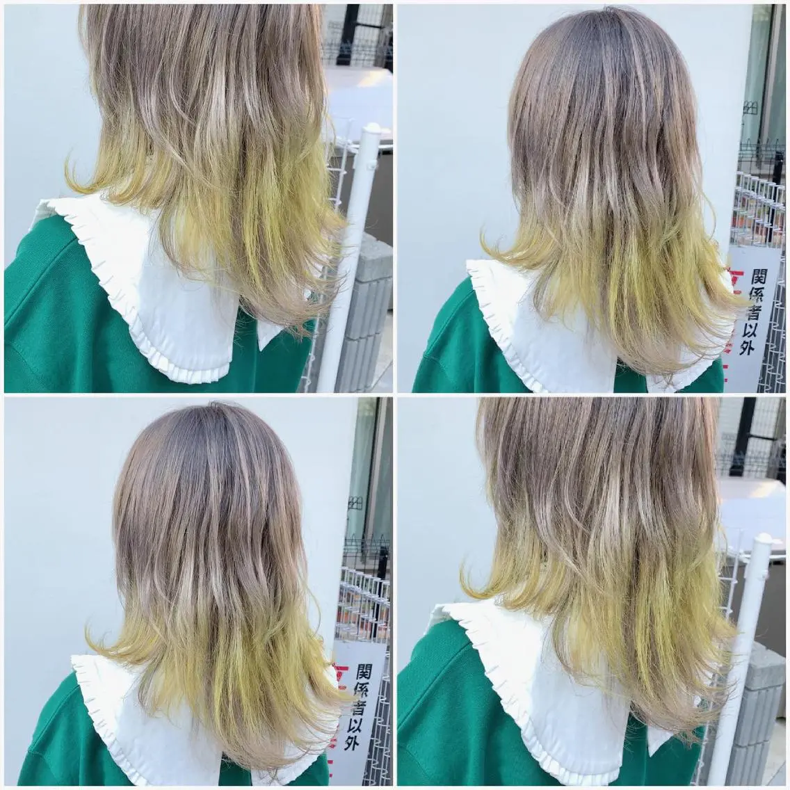 ミディアム カラー イエローカラー ❇️メンズ特化❇️ 表参道、南青山のヘアスタイル