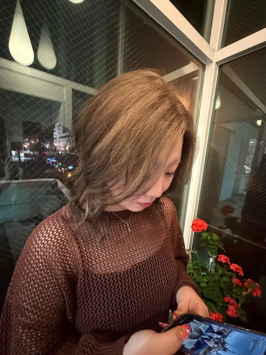 カラー Nishimura nonokaのヘアスタイル