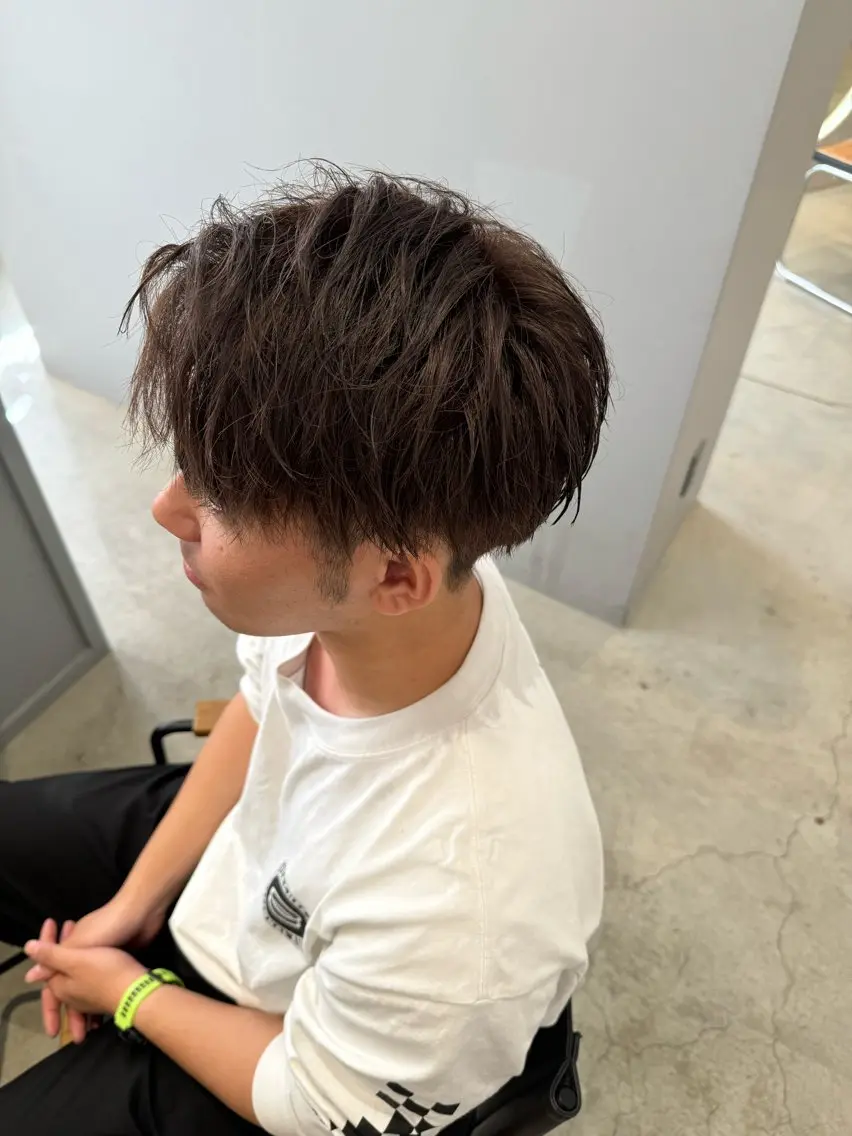 カラー メンズ ヘアカラー トリートメント 保坂 瞭のヘアスタイル