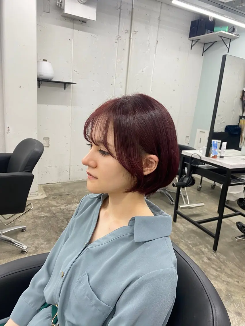 ショート カラー 🧸艶髪ハイトーン 🍪chan🍯のヘアスタイル