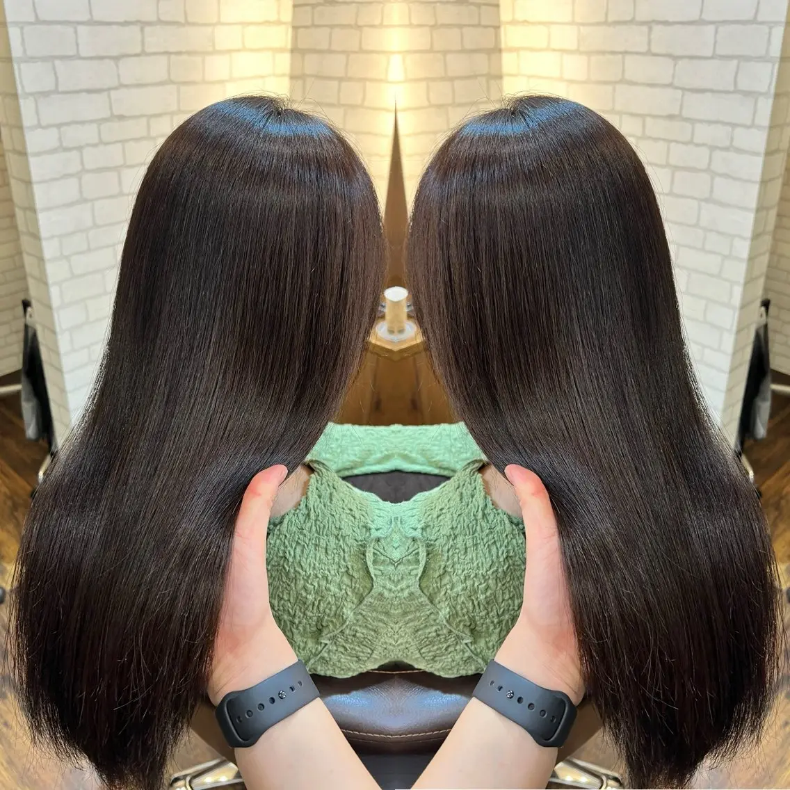 ロング カラー アクアカラー 髪質改善 トリートメント 🫧髪質改善×艶髪 🫧根本泰成🫧のヘアスタイル