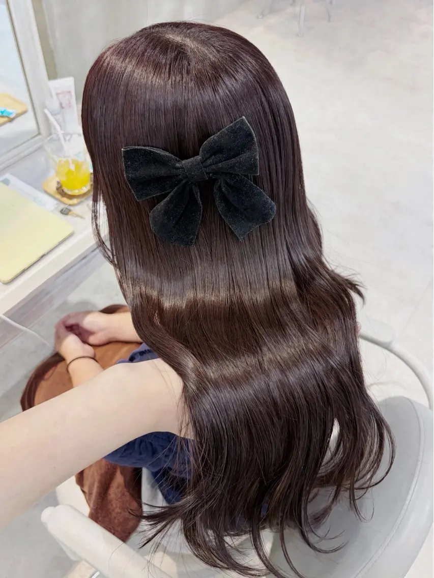 ロング カラー ヘアカラー 🍓艶モテ暖色カラー 🎀mayu🍓のヘアスタイル