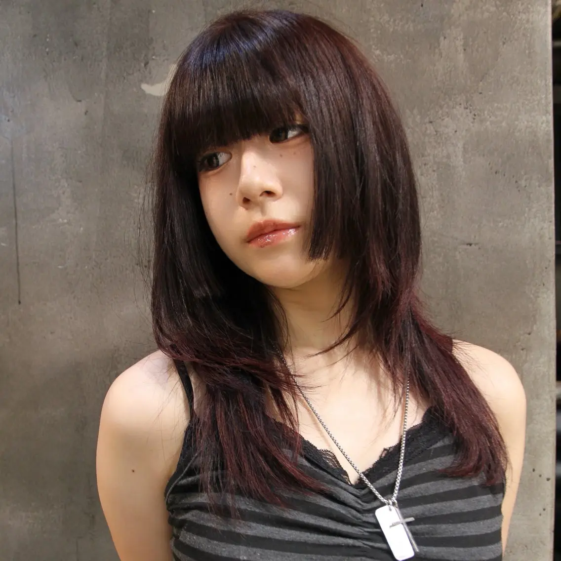 ロング カラー カット ヘアカラー トリートメント デザインレイヤー/ KOSUKEのヘアスタイル