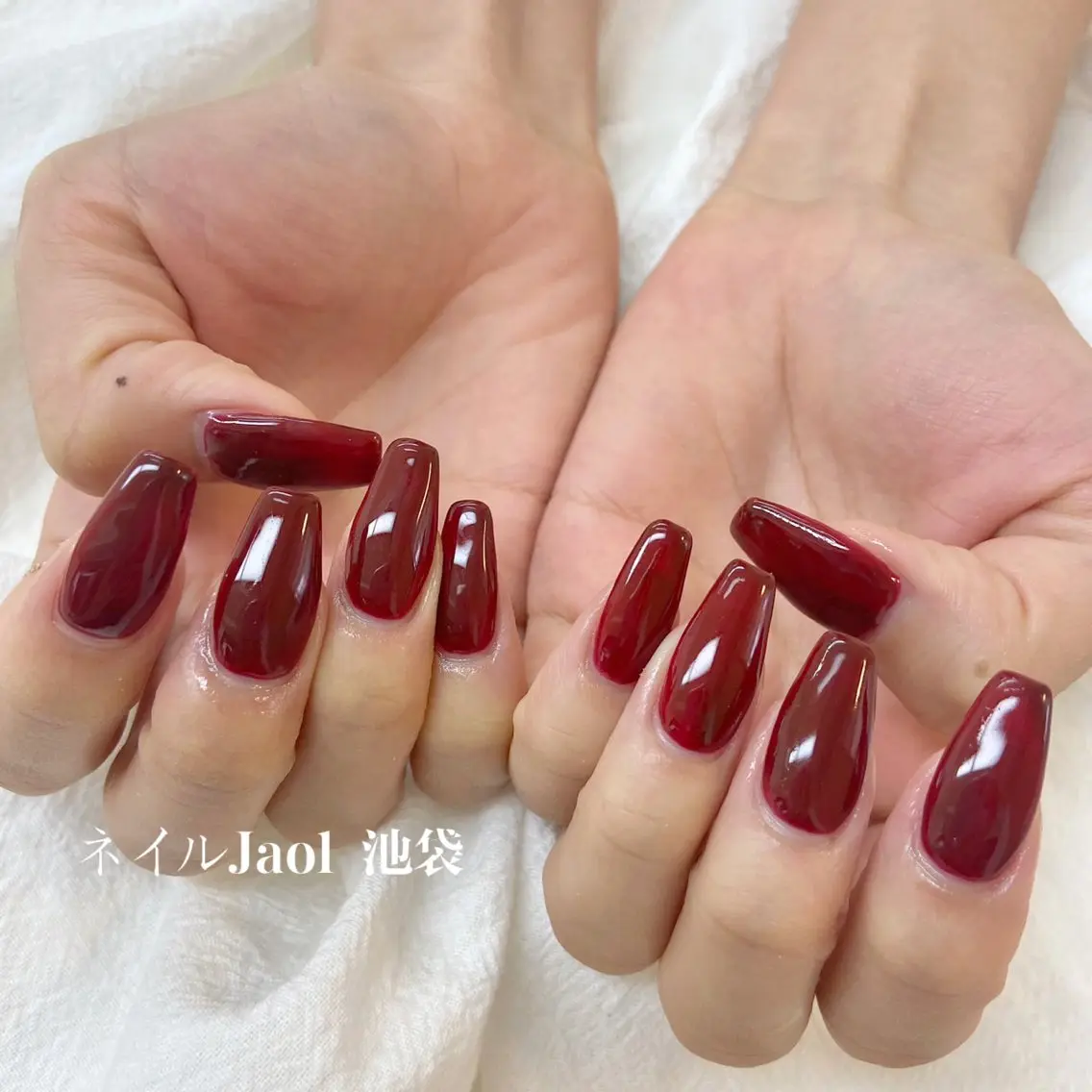 ロング ネイルJaol 池袋のネイルデザイン